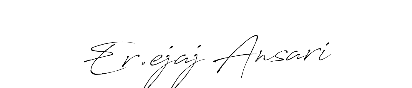 if you are searching for the best signature style for your name Er.ejaj Ansari. so please give up your signature search. here we have designed multiple signature styles  using Antro_Vectra. Er.ejaj Ansari signature style 6 images and pictures png