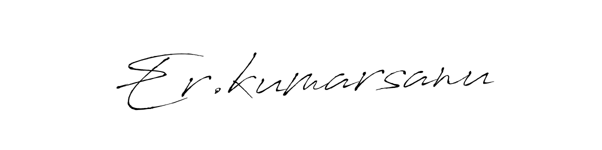 Antro_Vectra is a professional signature style that is perfect for those who want to add a touch of class to their signature. It is also a great choice for those who want to make their signature more unique. Get Er.kumarsanu name to fancy signature for free. Er.kumarsanu signature style 6 images and pictures png