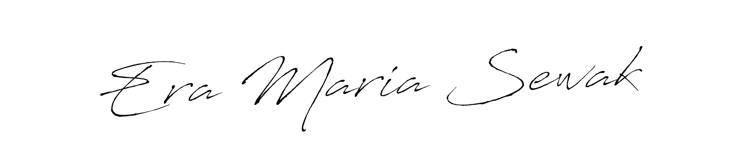 Make a beautiful signature design for name Era Maria Sewak. With this signature (Antro_Vectra) style, you can create a handwritten signature for free. Era Maria Sewak signature style 6 images and pictures png