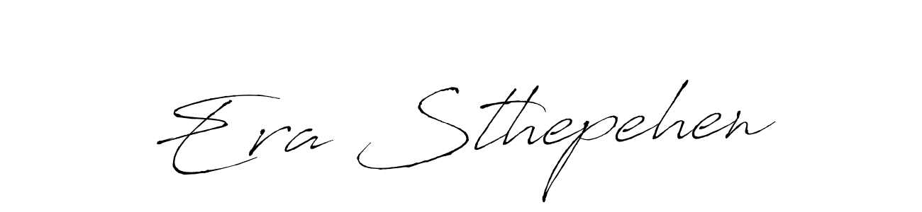 How to make Era Sthepehen signature? Antro_Vectra is a professional autograph style. Create handwritten signature for Era Sthepehen name. Era Sthepehen signature style 6 images and pictures png