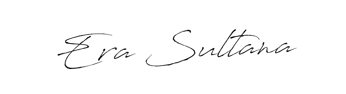 Make a beautiful signature design for name Era Sultana. With this signature (Antro_Vectra) style, you can create a handwritten signature for free. Era Sultana signature style 6 images and pictures png