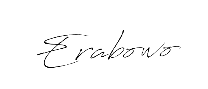 Make a beautiful signature design for name Erabowo. With this signature (Antro_Vectra) style, you can create a handwritten signature for free. Erabowo signature style 6 images and pictures png