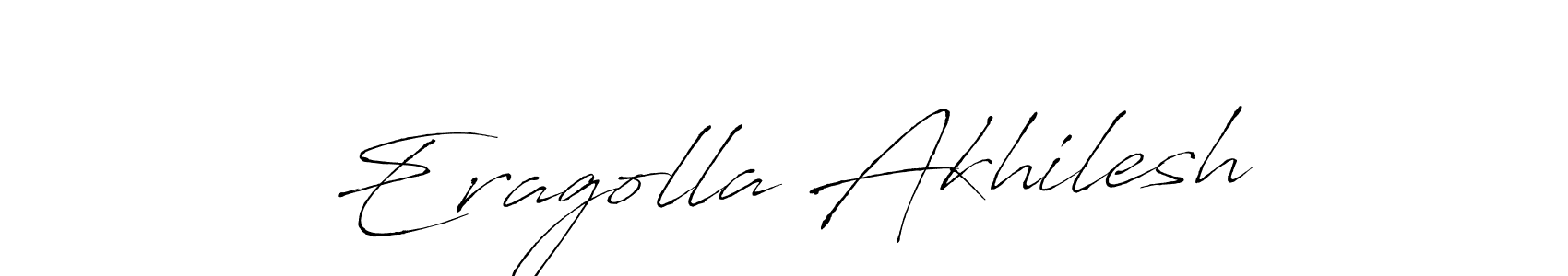 Antro_Vectra is a professional signature style that is perfect for those who want to add a touch of class to their signature. It is also a great choice for those who want to make their signature more unique. Get Eragolla Akhilesh name to fancy signature for free. Eragolla Akhilesh signature style 6 images and pictures png