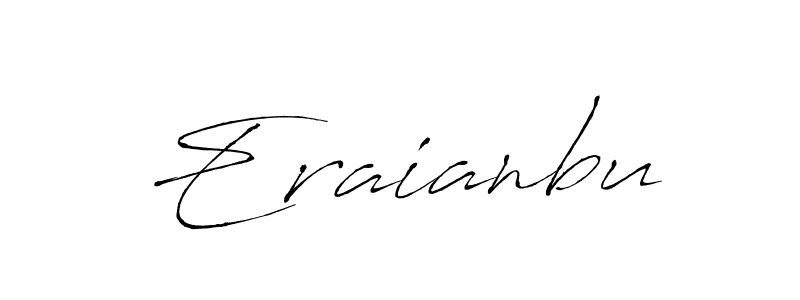 Antro_Vectra is a professional signature style that is perfect for those who want to add a touch of class to their signature. It is also a great choice for those who want to make their signature more unique. Get Eraianbu name to fancy signature for free. Eraianbu signature style 6 images and pictures png
