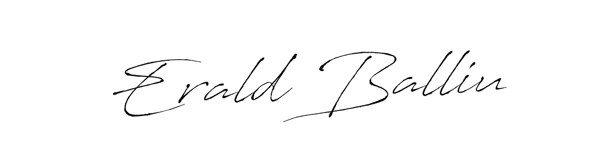 Erald Balliu stylish signature style. Best Handwritten Sign (Antro_Vectra) for my name. Handwritten Signature Collection Ideas for my name Erald Balliu. Erald Balliu signature style 6 images and pictures png