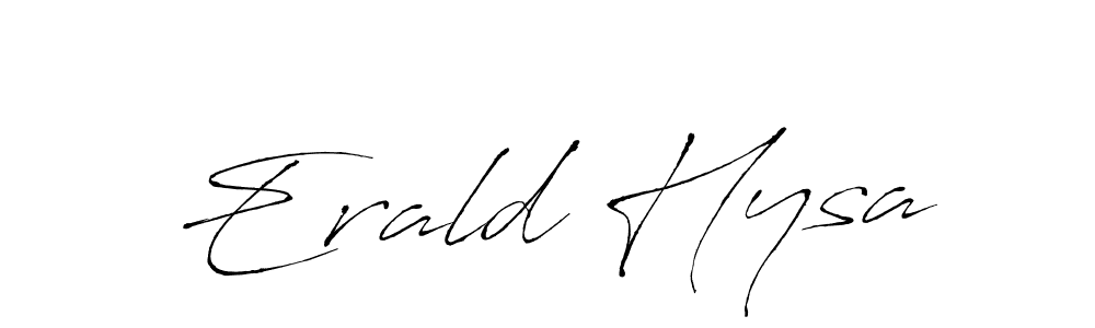 How to Draw Erald Hysa signature style? Antro_Vectra is a latest design signature styles for name Erald Hysa. Erald Hysa signature style 6 images and pictures png