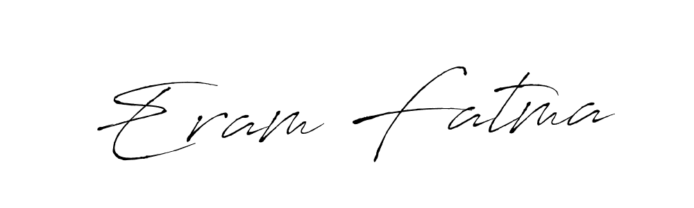 You should practise on your own different ways (Antro_Vectra) to write your name (Eram Fatma) in signature. don't let someone else do it for you. Eram Fatma signature style 6 images and pictures png