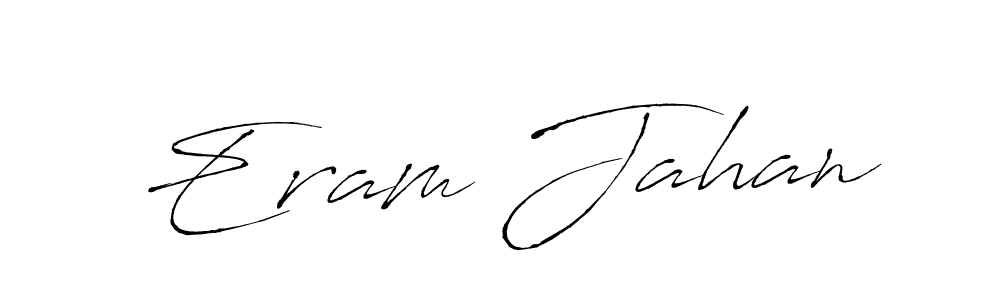 Make a beautiful signature design for name Eram Jahan. Use this online signature maker to create a handwritten signature for free. Eram Jahan signature style 6 images and pictures png