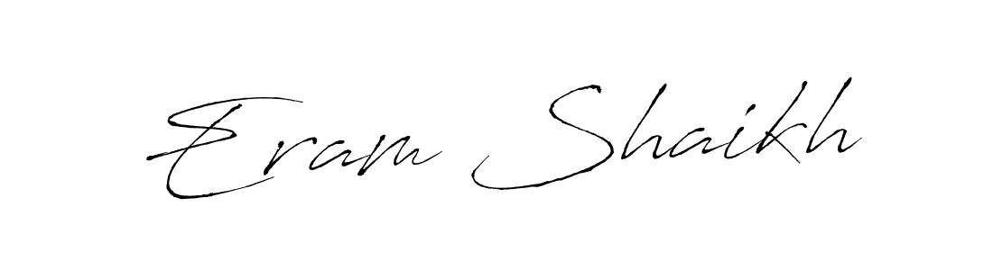 Use a signature maker to create a handwritten signature online. With this signature software, you can design (Antro_Vectra) your own signature for name Eram Shaikh. Eram Shaikh signature style 6 images and pictures png