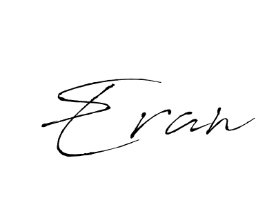 How to make Eran name signature. Use Antro_Vectra style for creating short signs online. This is the latest handwritten sign. Eran signature style 6 images and pictures png