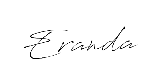 Create a beautiful signature design for name Eranda. With this signature (Antro_Vectra) fonts, you can make a handwritten signature for free. Eranda signature style 6 images and pictures png