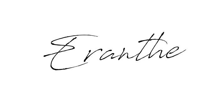 Eranthe stylish signature style. Best Handwritten Sign (Antro_Vectra) for my name. Handwritten Signature Collection Ideas for my name Eranthe. Eranthe signature style 6 images and pictures png