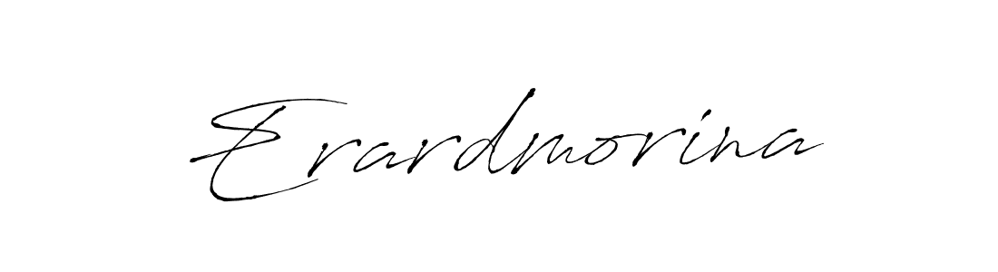 Make a beautiful signature design for name Erardmorina. With this signature (Antro_Vectra) style, you can create a handwritten signature for free. Erardmorina signature style 6 images and pictures png