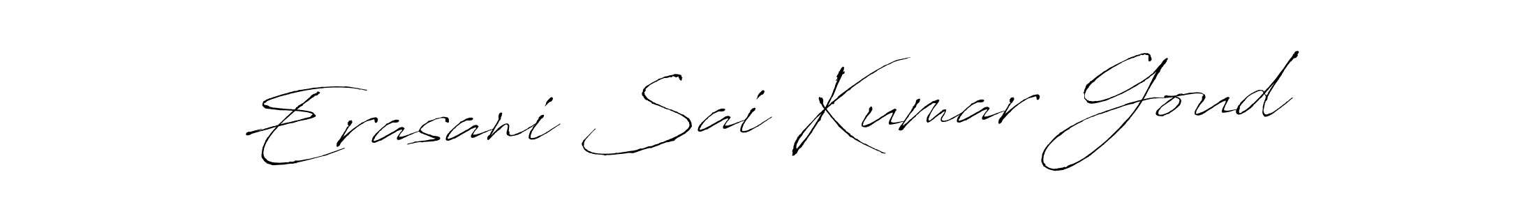 Use a signature maker to create a handwritten signature online. With this signature software, you can design (Antro_Vectra) your own signature for name Erasani Sai Kumar Goud. Erasani Sai Kumar Goud signature style 6 images and pictures png