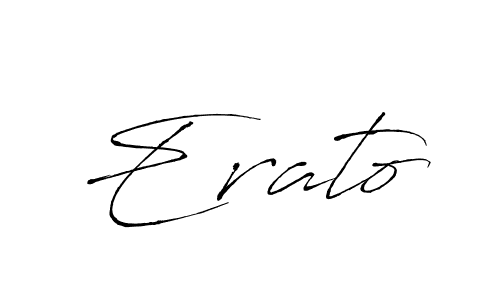 Create a beautiful signature design for name Erato. With this signature (Antro_Vectra) fonts, you can make a handwritten signature for free. Erato signature style 6 images and pictures png