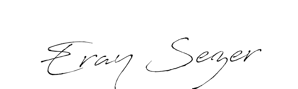 The best way (Antro_Vectra) to make a short signature is to pick only two or three words in your name. The name Eray Sezer include a total of six letters. For converting this name. Eray Sezer signature style 6 images and pictures png