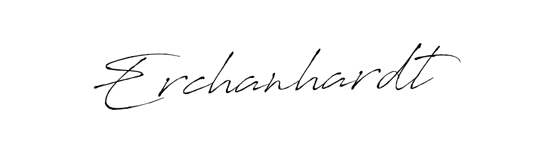 How to make Erchanhardt name signature. Use Antro_Vectra style for creating short signs online. This is the latest handwritten sign. Erchanhardt signature style 6 images and pictures png