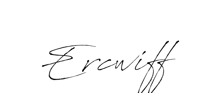 Make a beautiful signature design for name Ercwiff. With this signature (Antro_Vectra) style, you can create a handwritten signature for free. Ercwiff signature style 6 images and pictures png