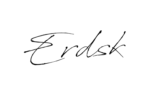 Also we have Erdsk name is the best signature style. Create professional handwritten signature collection using Antro_Vectra autograph style. Erdsk signature style 6 images and pictures png