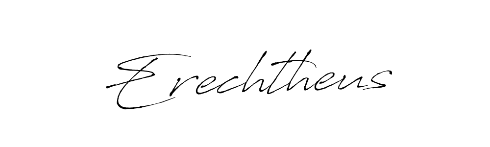 Make a beautiful signature design for name Erechtheus. With this signature (Antro_Vectra) style, you can create a handwritten signature for free. Erechtheus signature style 6 images and pictures png