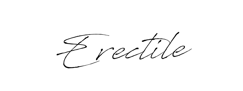 How to make Erectile name signature. Use Antro_Vectra style for creating short signs online. This is the latest handwritten sign. Erectile signature style 6 images and pictures png