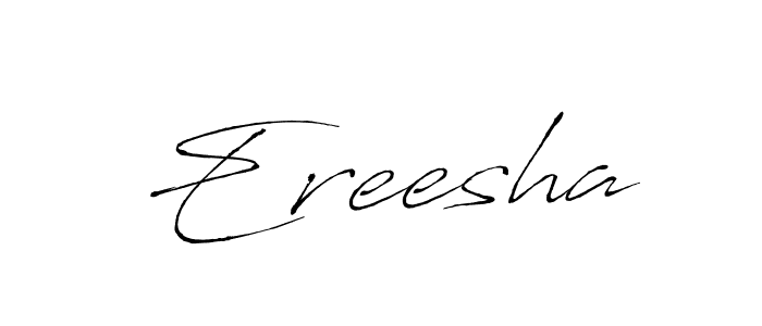 Ereesha stylish signature style. Best Handwritten Sign (Antro_Vectra) for my name. Handwritten Signature Collection Ideas for my name Ereesha. Ereesha signature style 6 images and pictures png