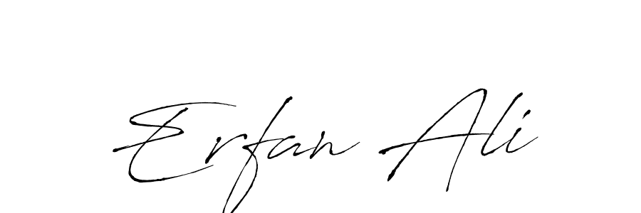 Antro_Vectra is a professional signature style that is perfect for those who want to add a touch of class to their signature. It is also a great choice for those who want to make their signature more unique. Get Erfan Ali name to fancy signature for free. Erfan Ali signature style 6 images and pictures png