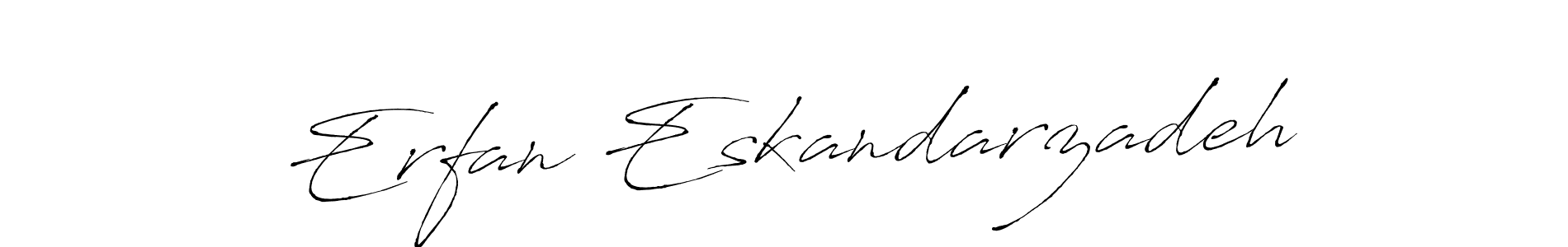 How to make Erfan Eskandarzadeh signature? Antro_Vectra is a professional autograph style. Create handwritten signature for Erfan Eskandarzadeh name. Erfan Eskandarzadeh signature style 6 images and pictures png