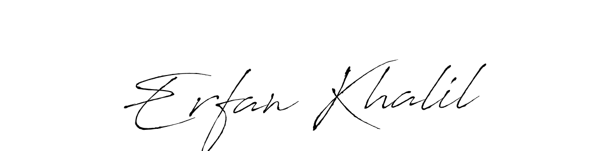 Use a signature maker to create a handwritten signature online. With this signature software, you can design (Antro_Vectra) your own signature for name Erfan Khalil. Erfan Khalil signature style 6 images and pictures png