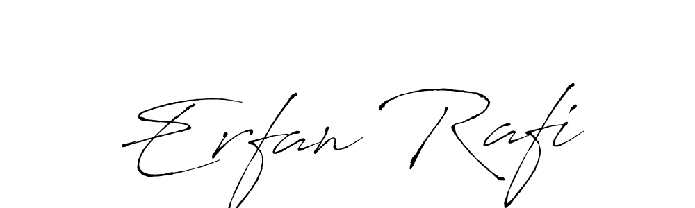 Make a beautiful signature design for name Erfan Rafi. With this signature (Antro_Vectra) style, you can create a handwritten signature for free. Erfan Rafi signature style 6 images and pictures png