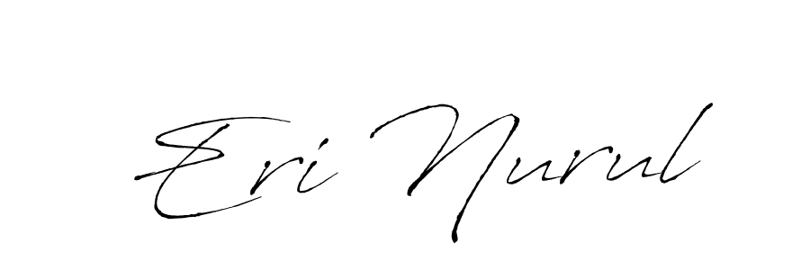 Also You can easily find your signature by using the search form. We will create Eri Nurul name handwritten signature images for you free of cost using Antro_Vectra sign style. Eri Nurul signature style 6 images and pictures png
