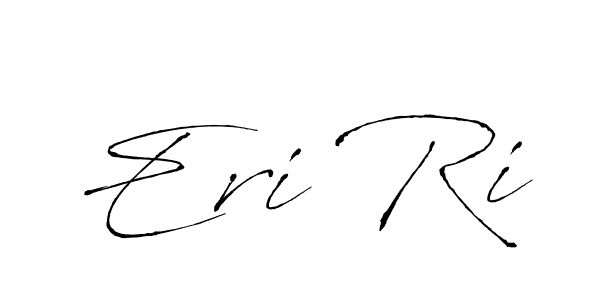 Make a beautiful signature design for name Eri Ri. With this signature (Antro_Vectra) style, you can create a handwritten signature for free. Eri Ri signature style 6 images and pictures png