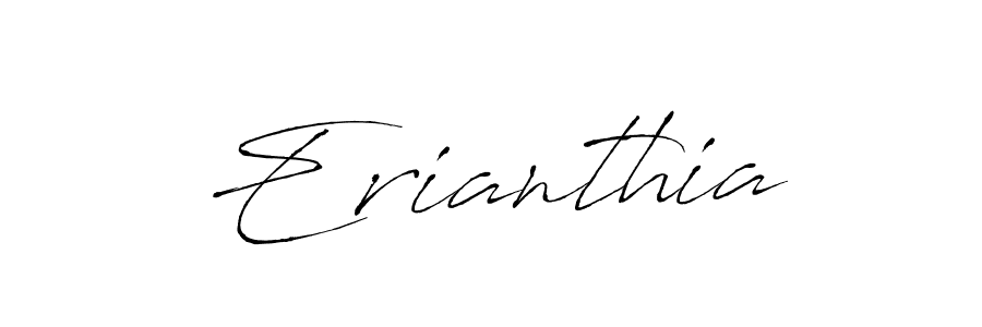 Erianthia stylish signature style. Best Handwritten Sign (Antro_Vectra) for my name. Handwritten Signature Collection Ideas for my name Erianthia. Erianthia signature style 6 images and pictures png