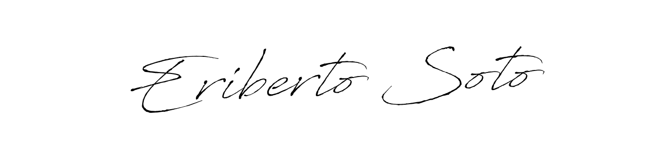 Also You can easily find your signature by using the search form. We will create Eriberto Soto name handwritten signature images for you free of cost using Antro_Vectra sign style. Eriberto Soto signature style 6 images and pictures png
