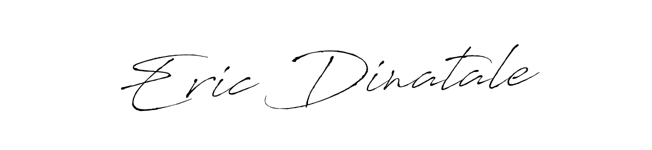 How to make Eric Dinatale name signature. Use Antro_Vectra style for creating short signs online. This is the latest handwritten sign. Eric Dinatale signature style 6 images and pictures png