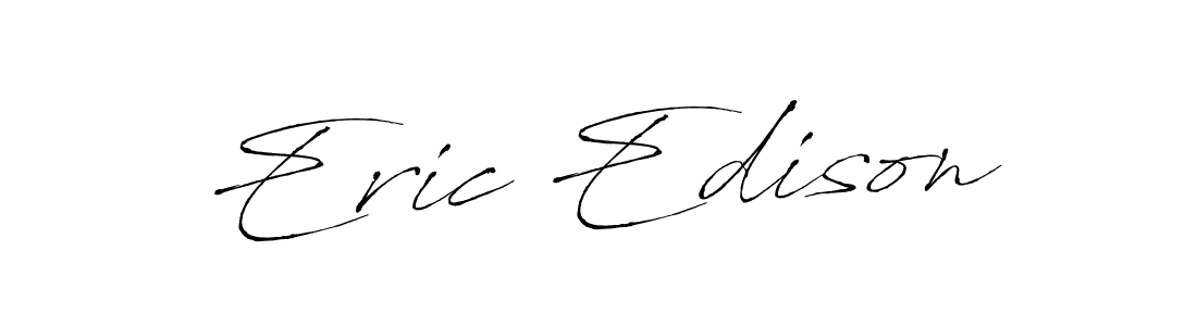 You should practise on your own different ways (Antro_Vectra) to write your name (Eric Edison) in signature. don't let someone else do it for you. Eric Edison signature style 6 images and pictures png