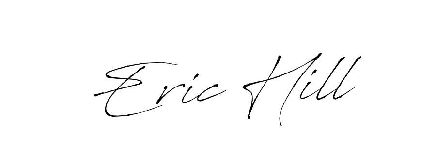 Use a signature maker to create a handwritten signature online. With this signature software, you can design (Antro_Vectra) your own signature for name Eric Hill. Eric Hill signature style 6 images and pictures png