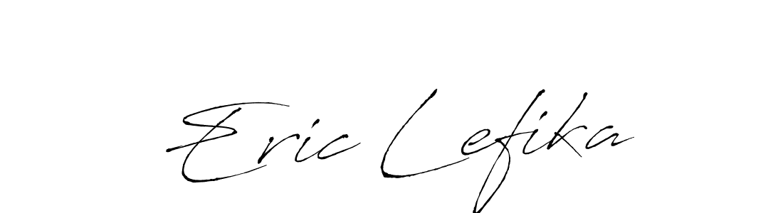 Antro_Vectra is a professional signature style that is perfect for those who want to add a touch of class to their signature. It is also a great choice for those who want to make their signature more unique. Get Eric Lefika name to fancy signature for free. Eric Lefika signature style 6 images and pictures png