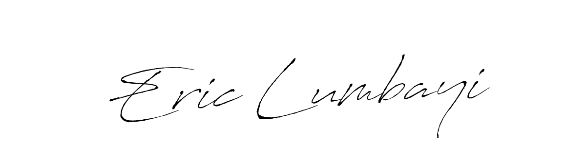 Make a beautiful signature design for name Eric Lumbayi. With this signature (Antro_Vectra) style, you can create a handwritten signature for free. Eric Lumbayi signature style 6 images and pictures png