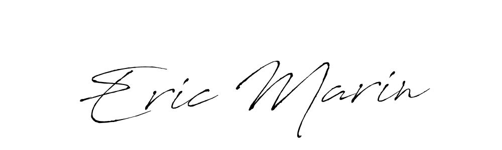 How to make Eric Marin name signature. Use Antro_Vectra style for creating short signs online. This is the latest handwritten sign. Eric Marin signature style 6 images and pictures png