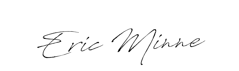 How to make Eric Minne name signature. Use Antro_Vectra style for creating short signs online. This is the latest handwritten sign. Eric Minne signature style 6 images and pictures png