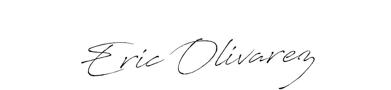 Eric Olivarez stylish signature style. Best Handwritten Sign (Antro_Vectra) for my name. Handwritten Signature Collection Ideas for my name Eric Olivarez. Eric Olivarez signature style 6 images and pictures png