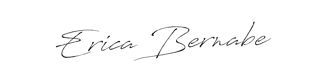 Erica Bernabe stylish signature style. Best Handwritten Sign (Antro_Vectra) for my name. Handwritten Signature Collection Ideas for my name Erica Bernabe. Erica Bernabe signature style 6 images and pictures png