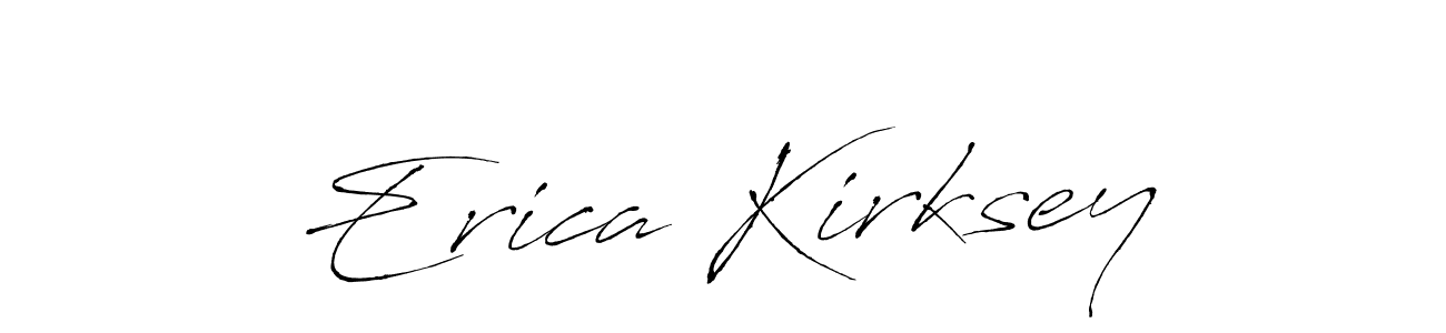 Design your own signature with our free online signature maker. With this signature software, you can create a handwritten (Antro_Vectra) signature for name Erica Kirksey. Erica Kirksey signature style 6 images and pictures png