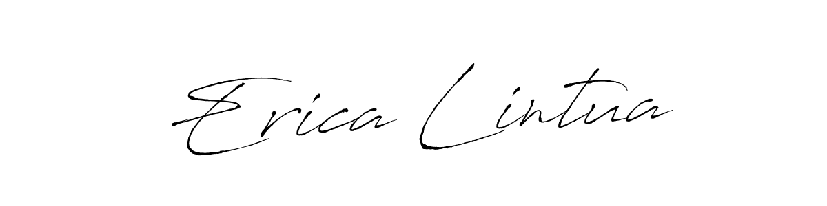 It looks lik you need a new signature style for name Erica Lintua. Design unique handwritten (Antro_Vectra) signature with our free signature maker in just a few clicks. Erica Lintua signature style 6 images and pictures png