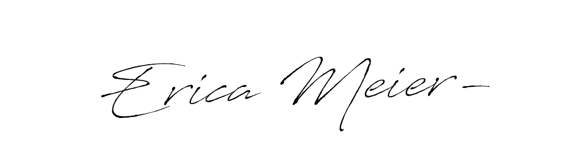 You can use this online signature creator to create a handwritten signature for the name Erica Meier-. This is the best online autograph maker. Erica Meier- signature style 6 images and pictures png