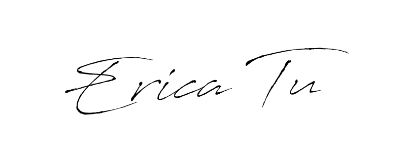 if you are searching for the best signature style for your name Erica Tu. so please give up your signature search. here we have designed multiple signature styles  using Antro_Vectra. Erica Tu signature style 6 images and pictures png