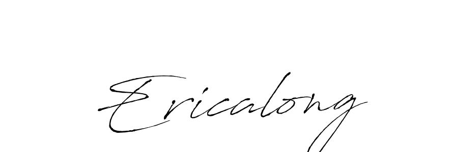 Design your own signature with our free online signature maker. With this signature software, you can create a handwritten (Antro_Vectra) signature for name Ericalong. Ericalong signature style 6 images and pictures png