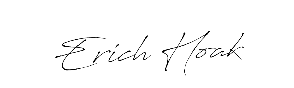 Once you've used our free online signature maker to create your best signature Antro_Vectra style, it's time to enjoy all of the benefits that Erich Hoak name signing documents. Erich Hoak signature style 6 images and pictures png