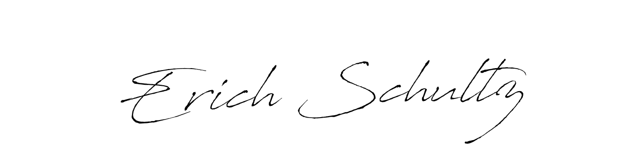 Once you've used our free online signature maker to create your best signature Antro_Vectra style, it's time to enjoy all of the benefits that Erich Schultz name signing documents. Erich Schultz signature style 6 images and pictures png